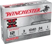 Winchester Ammo XB1231 Super X 12Gauge 3  1Buck Shot 5 Per Box 50 Case