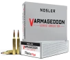 Nosler 65105 Varmageddon 17Rem 20gr Flat Base Tipped 20 Per Box 20 Case