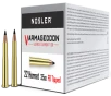 Nosler 41132 Varmageddon 22Hornet 35gr Flat Base Tipped 50 Per Box 5 Case