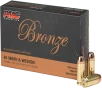 PMC 40E Bronze 40S W 180gr Full Metal Jacket Flat Point 50 Per Box 20 Case