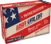 Winchester Ammo USA9NATOW USA Valor 9mmLuger 124gr Full Metal Jacket 200 Per Box 5 Case