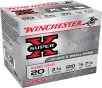 Winchester Ammo XU207 Super X Game Load 20Gauge 2 75  7 8oz 7 5Shot 25 Per Box 10 Case