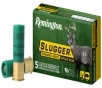 Remington Ammunition 20290 Slugger Managed-Recoil 12 Gauge 2 75  1 oz Rifled Slug Shot 5 Per Box 20 Cs