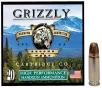 Grizzly Ammo GC9MM1 9mm 115gr Jacketed Hollow Point 20 Per Box 10 Case