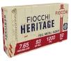 Fiocchi 765A Heritage 7 65x21mmParabellum 93gr Full Metal Jacket 50 Per Box 20 Case