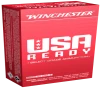 Winchester Ammo RED9 USA Ready 9mmLuger 115gr Full Metal Jacket Flat Nose 50 Per Box 10 Case