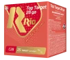 Rio Ammunition RC288 Top Target 28 Gauge 2 75   3 4 oz 8 Shot  25 Per Box 10 Cs