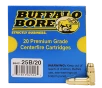 Buffalo Bore Ammunition 25B20 Heavy Strictly Business 357Sig 125gr Full Metal Jacket Flat Nose 20 Per Box 12 Case