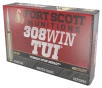 Fort Scott Munitions 308175SCV2 Tumble Upon Impact  TUI  Rifle 308Win 175gr Solid Copper Spun 20 Per Box 10 Case
