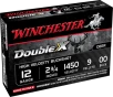Winchester Ammo SB1200 Double X High Velocity 12Gauge 2 75  9Pellets 00Buck Shot 5 Per Box 50 Case