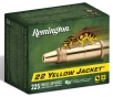 Remington Ammunition 21233 Yellow Jacket Rimfire 22LR 33gr Truncated Cone Hollow Point 225 Per Box 10 Case