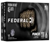 Federal PD45P1G Punch 45Auto 230gr Jacketed Hollow Point 50 Per Box 10 Case