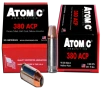 Atomic Ammunition 00453 Pistol Precision Craft 380ACP 90gr Hollow Point 20 Per Box 10 Case