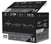 Migra Ammunitions M12SS2BB Staxd 12Gauge 3  1 1 4oz 2 BBShot 25 Per Box 10 Case
