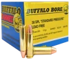 Buffalo Bore Ammunition 20G20 Standard Pressure Strictly Business 38Special 110gr Barnes TAC-XP Lead Free 20 Per Box 12 Case