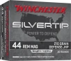 Winchester Ammo W44MST Silvertip 44RemMag 210gr Jacketed Hollow Point 20 Per Box 10 Case