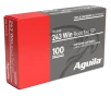 Aguila 8047AG 243Win 100gr InterLock Boat Tail Soft Point 20 Per Box 10 Case