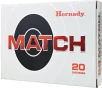 Hornady 81421 Match 25Creedmoor 134gr Extremely Low Drag-Match 20 Per Box 10 Case