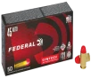 Federal AE45SJAP1 American Eagle Syntech Action Pistol 45ACP 220gr Total Syntech Jacket Flat Nose 50 Per Box 10 Case