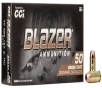 CCI 5210 Blazer Brass Handgun 40S W 165gr Full Metal Jacket 50 Per Box 20 Case