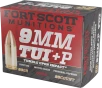 Fort Scott Munitions 9MM P-080-SCV Tumble Upon Impact  TUI  9mm P 80gr Solid Copper Spun 20 Per Box 25 Case