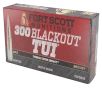 Fort Scott Munitions 300115SCV Tumble Upon Impact  TUI  300Blackout 115gr Solid Copper Spun 20 Per Box 25 Case
