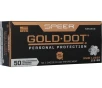 GOLD DOT HANDGUN PP 9MM LUGER 115GR HP 1210 FPS 50 BOX