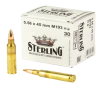 STERLING 8698779967222 556X45 M193 55GR FMJ 30 50