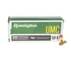 Remington UMC Pistol  amp  Revolver Ammunition 380 Auto 95 Grain Brass 50 Rounds FMJ L380AP
