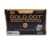 Speer Gold Dot Personal Protection 40 S amp W Ammunition 180 Grain Nickel Plated Centerfire 20 Rounds Gold Dot JHP 23962