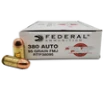 Federal  380 Auto Range and Target 95gr FMJ Ammo