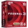 Federal  40 S W C40180A400 Champion Training Full Metal Jacket FMJ 180 Grain