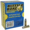 Buffalo Bore Ammunition 20C20 Standard Pressure Strictly Business 38 Special 158 gr Lead Semi-Wad Cutter Hollow Point 20 Per Box  12 Cs