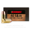Barnes VOR-TX Hunting Handgun Ammo 40 S W 140 gr  TAC-XP 20 rd 