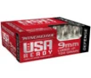 Winchester USA Ready Defense 9mm Luger  P Ammunition 124 Grain JHP 20 Rounds
