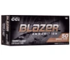 CCI 5201 Blazer Brass 9mm 124 GR FMJ 50 Rounds