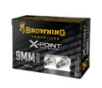 Browning X-Point Defense 9mm Luger Ammunition JHP 147 Grain 20 Rounds