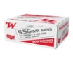 Winchester USA WHITE BOX 5 56mm 55 Grain Full Metal Jacket Brass