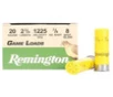 Remington Game Load Ammunition 20 Gauge 2-3 4 quot  7 8 oz  8 Shot 25 Rounds