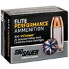 Sig Sauer E9mmA120 Elite VCrown 9mm 115 GR JHP 20 Rounds  E9MMA1-20