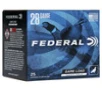 Federal Game Shok Upland Hi-Brass Load 28 Gauge Ammo 2-3 4 quot   6 Lead Shot 1 Ounce 1220 FPS 25 Rounds