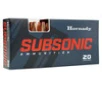 Hornady Subsonic Brass  338 ARC 307 Grain 20 Rnd SubX