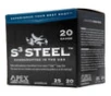 Apex Ammunition S3 Steel 20 Gauge 3in  3 1oz Waterfowl Shotshells 25 Rounds