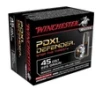 Winchester PDX1 S45CPDB  45 LC 225 GR Bonded JHP 20 Rounds