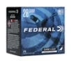 Federal Game Shok Upland H289 6 Hi-Brass Load 28 Gauge Ammo 2-3 4 quot   6 Lead Shot 1 Ounce 1220 FPS 25 Rounds