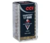 CCI 0052 Small Game GamePoint 17 HMR 20 GR JSP 50 Rounds