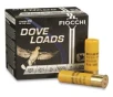 Fiocchi Field Dynamics Steel Dove Loads  20 Gauge  2 3 4   7 8 oz   250 Rounds