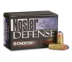 Nosler Defense Handgun  9mm Luger  P  Bonded Polymer Tipped  124 Grain  20 Rounds