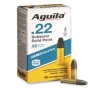 Aguila Subsonic Solid Point   22LR  LRN  40 Grain  50 Rounds