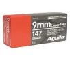 Aguila Ammo  9mm Luger  FMJFP  147 Grain  50 Rounds